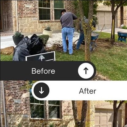 Garden installation and landscape renovation in Dallas Fort Worth